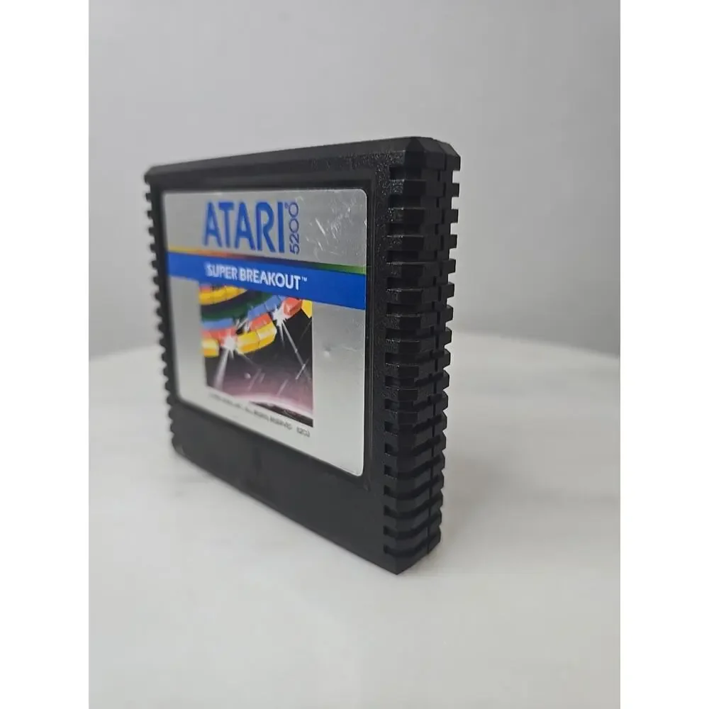 Super Breakout Atari 5200 Authentic Video Game Vintage Original Tested & WORKS!